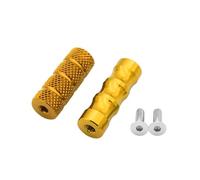 Lot De 2 Universels CNC M6 pour Moto Pédale De Frein Levier De Vitesse Pédale De Course Repose-Pieds en Aluminium Repose-Pieds Pegs(3)