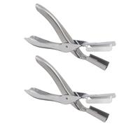 Lot de 2 ustensiles de cuisine multifonctions en acier pour crabes, homards, crevettes, crustacés et crustacés