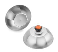 Lot de 2 ustensiles de protection supplémentaires antirouille de 0,6 mm d'épaisseur pour cuisson de la viande, cuisson des aliments, décongélation finition mate