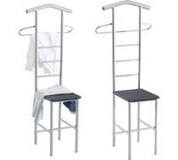 Lot de 2 valets JIVO en métal, décor noir mat Noir G