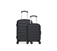 - lot de 2 - valise cabine et valise cabine xxs renoso - noir