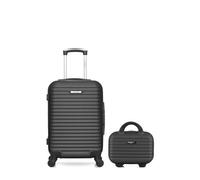 LOT DE 2 - Valise cabine et vanity BRAZILIA - noir - BLUESTAR