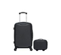Valise cabine et vanity ETNA - noir - HERO 55x35x21cm