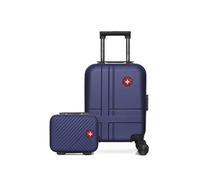 - lot de 2 - valise cabine xxs et vanity uster - marine