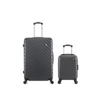 Lot de 2 Valise grand format et valise cabine XXS CITÉ GRIS