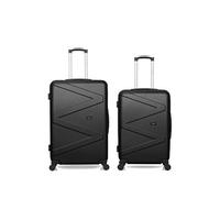 - lot de 2 - valise grand format et valise weekend amazone - noir