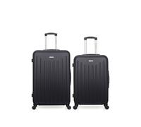 - lot de 2 - valise grand format et valise weekend brooklyn - noir