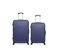 - lot de 2 - valise grand format et valise weekend carpates - marine