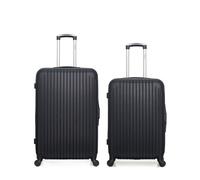 Lot de 2 - Valise grand format et valise weekend CARPATES - noir - HERO