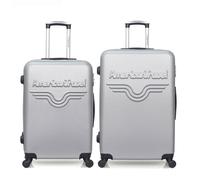 Lot de 2 - Valise grand format et valise weekend CHELSEA - gris - AMERICAN TRAVEL