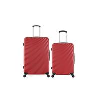 - lot de 2 - valise grand format et valise weekend danube - bordeaux