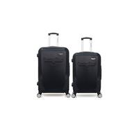 - lot de 2 - valise grand format et valise weekend dc - noir