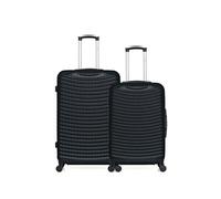 hero - lot de 2 - valise grand format et valise weekend etna - noir noir G
