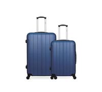 Lot de 2 - valise grand format et valise weekend fogo - marine