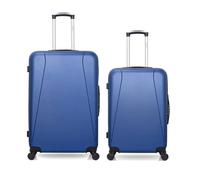 Lot de 2 - Valise grand format et valise weekend LANZAROTE - bleu - HERO
