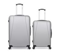 hero - lot de 2 - valise grand format et valise weekend lanzarote - gris gris G