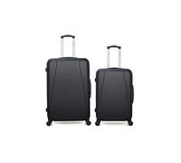 - lot de 2 - valise grand format et valise weekend lanzarote - noir