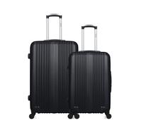 Lot de 2 - Valise grand format et valise weekend LIPARI - noir - HERO