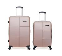 Lot de 2 - Valise grand format et valise weekend MIAMI - ROSE - BLUESTAR