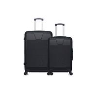 - lot de 2 - valise grand format et valise weekend selenga - noir