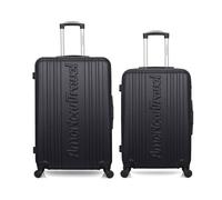 Lot de 2 - Valise grand format et valise weekend SPRINGFIELD - noir - AMERICAN TRAVEL