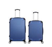Lot de 2 - Valise grand format et valise weekend TAGE - bleu - WAVE PARIS