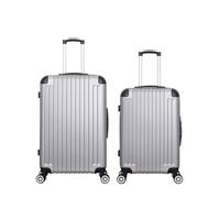 Lot de 2 - Valise grand format et valise weekend TAGE - gris - WAVE PARIS