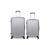 - lot de 2 - valise grand format et valise weekend taurus - gris