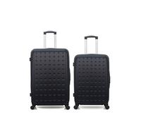 hero - lot de 2 - valise grand format et valise weekend taurus - noir noir G