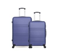 hero - lot de 2 - valise grand format et valise weekend utah - marine marine G