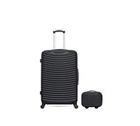 lot de 2 - valise grand format et vanity etna - noir