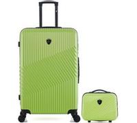 Lot de 2 - Valise grand format et vanity PETER - vert - GENTLEMAN FARMER