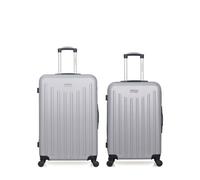 Lot de 2 - Valise weekend et valise cabine BROOKLYN - gris - AMERICAN TRAVEL