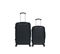 - lot de 2 - valise weekend et valise cabine etna - noir