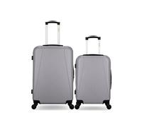 hero - lot de 2 - valise weekend et valise cabine lanzarote - gris gris G