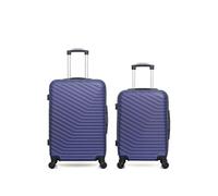 - lot de 2 - valise weekend et valise cabine lena - marine