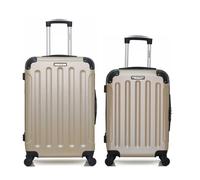 Lot de 2 - Valise weekend et valise cabine MADRID - beige - BLUESTAR