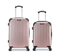 Lot de 2 - Valise weekend et valise cabine MADRID - rose - BLUESTAR