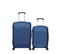 Lot de 2 - Valise weekend et valise cabine SELENGA - BLEU - WAVE PARIS