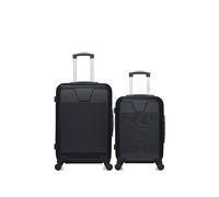 - lot de 2 - valise weekend et valise cabine selenga - noir