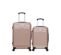 Lot de 2 - Valise weekend et valise cabine SELENGA - ROSE - WAVE PARIS