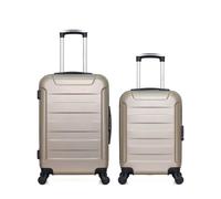 Lot de 2 - Valise Weekend et valise cabine XS ELBE - beige - WAVE PARIS