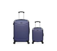 - lot de 2 - valise weekend et valise cabine xxs congo - marine