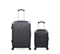 Lot de 2 - Valise weekend et valise cabine XXS CONGO - noir - WAVE PARIS