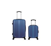 hero - lot de 2 - valise weekend et valise cabine xxs lipari - marine marine G