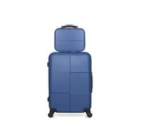 Lot de 2 - Valise weekend et vanity CORONADO - bleu - HERO