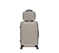 Hero Valises Etna – ABS – Lot de 2 (weekend + vanity) Beige