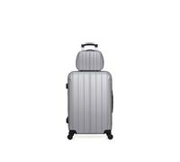 - lot de 2 - valise weekend et vanity fogo - gris