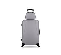 - lot de 2 - valise weekend et vanity lanzarote - gris