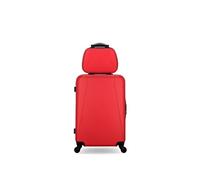 hero - lot de 2 - valise weekend et vanity lanzarote - rouge rouge G